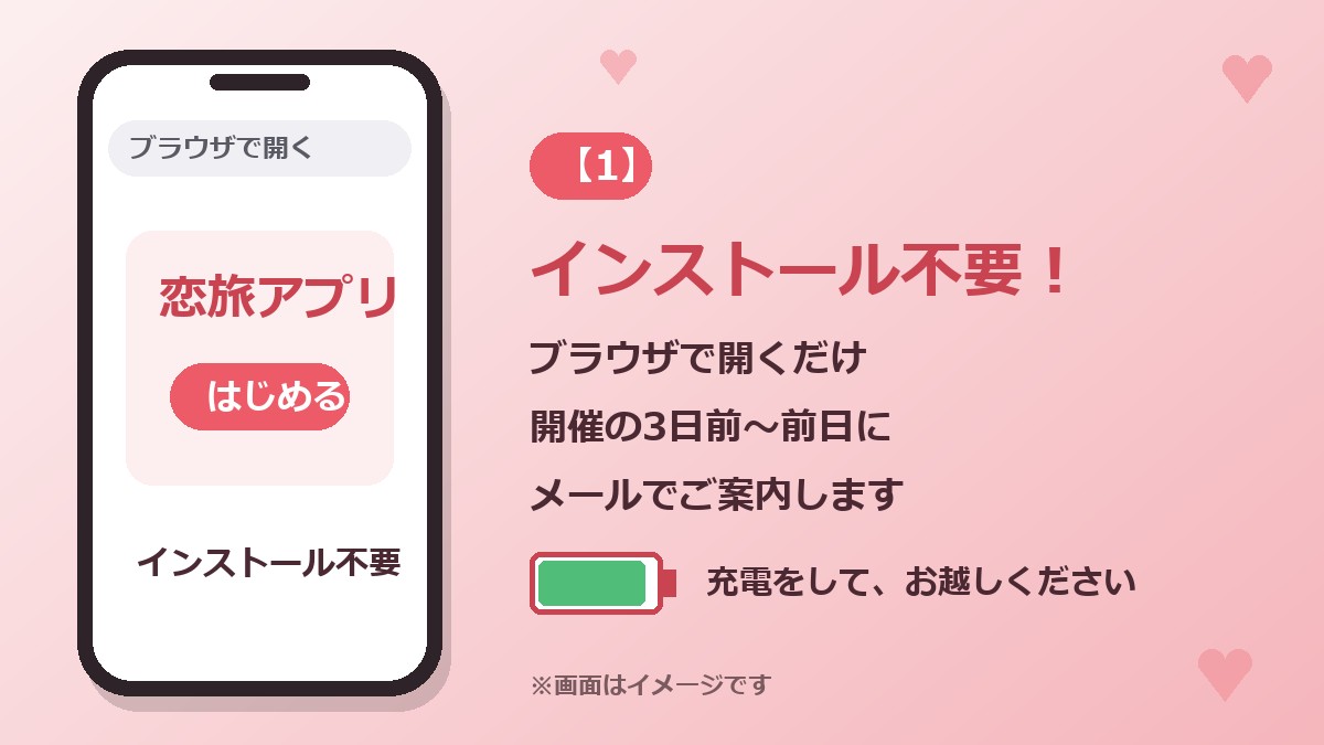 インストール不要 ブラウザで開くだけ